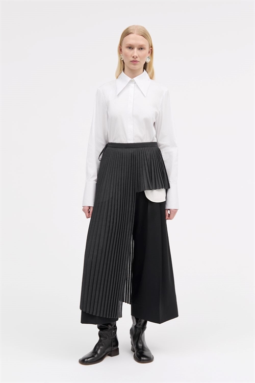 MKDT AVERY-ATELIER SMALL PLISSÉ DARK GREY MELANGE